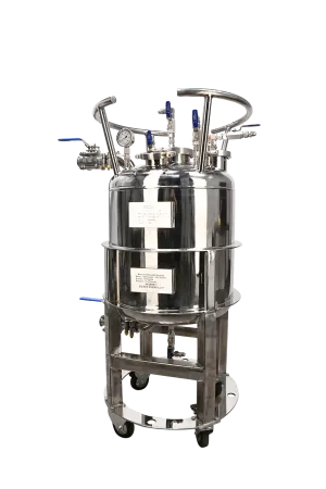 156lb ASME Single-Jacketed Solvent Tank or Collection Vessel | V1 | Assembled