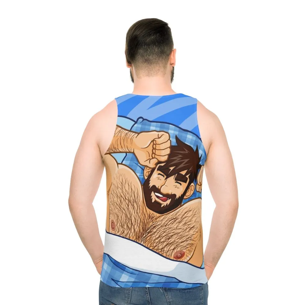 Adam Likes Bedtime Unisex Tank Top for Gay Bears