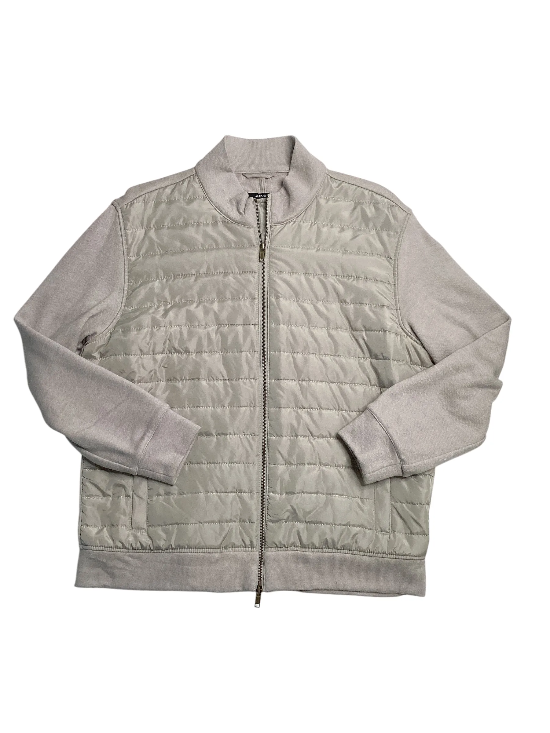 Alfani Mens Bomber Jacket Coat Small Grey