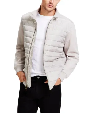 Alfani Mens Bomber Jacket Coat Small Grey