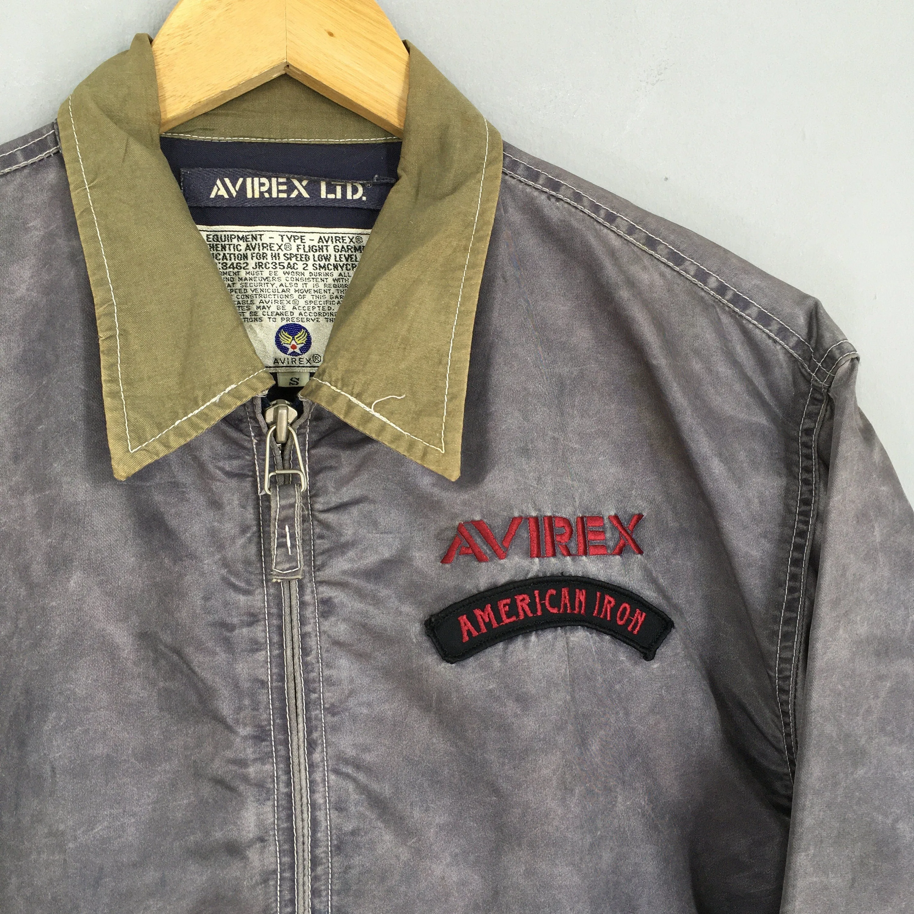 Avirex Usa Army Air Force Bomber Jacket Small