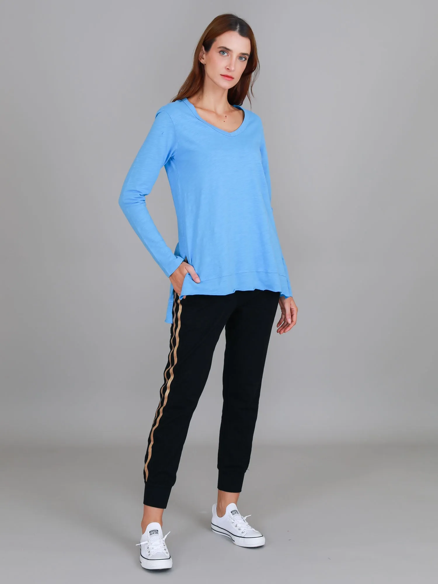 Barwon V Neck T Shirt