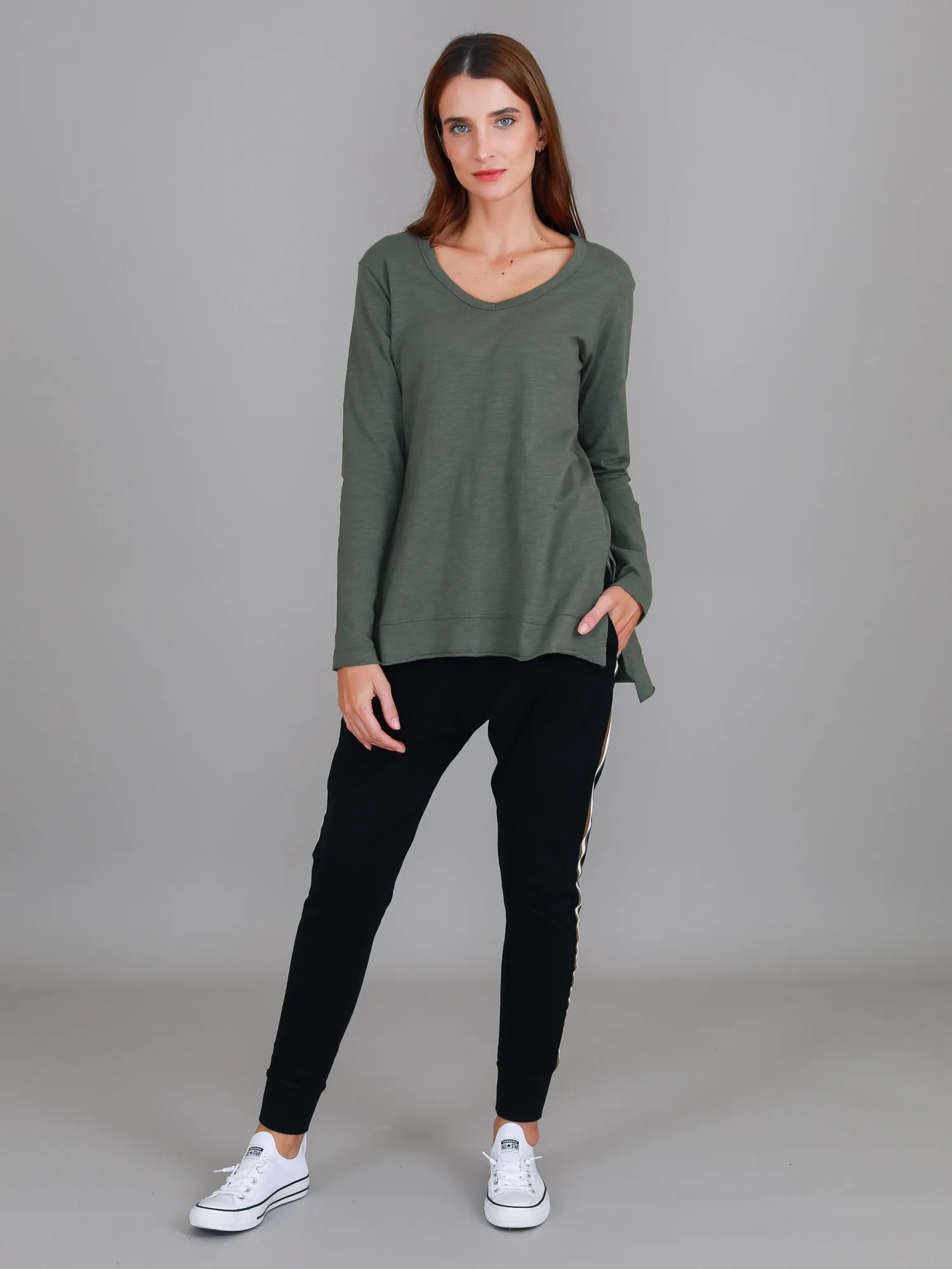 Barwon V Neck T Shirt