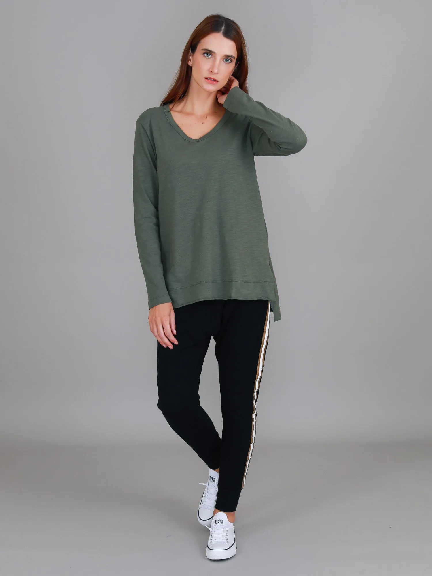 Barwon V Neck T Shirt