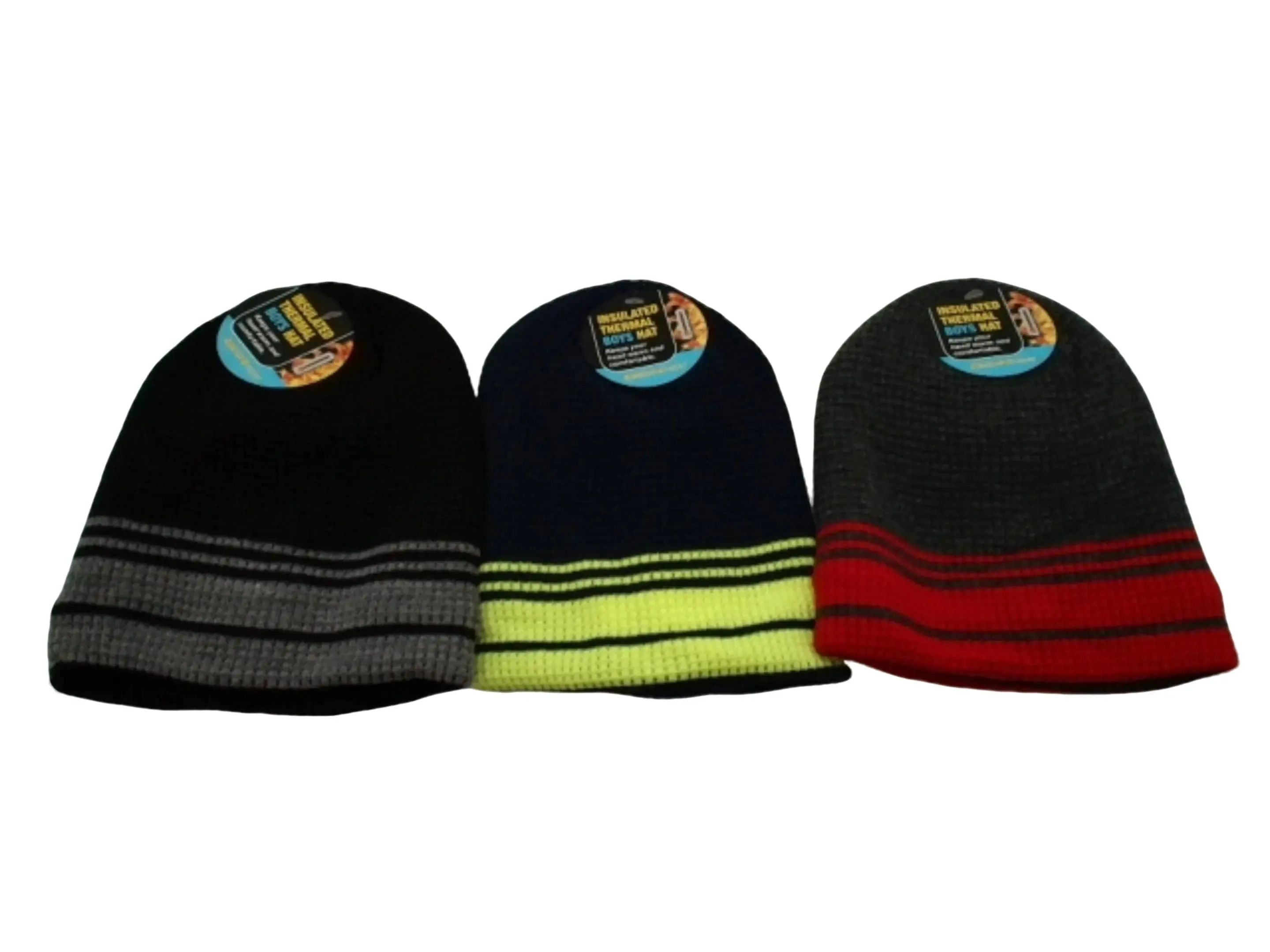 Boy's Toque Sherpa Lined Insulated Assorted