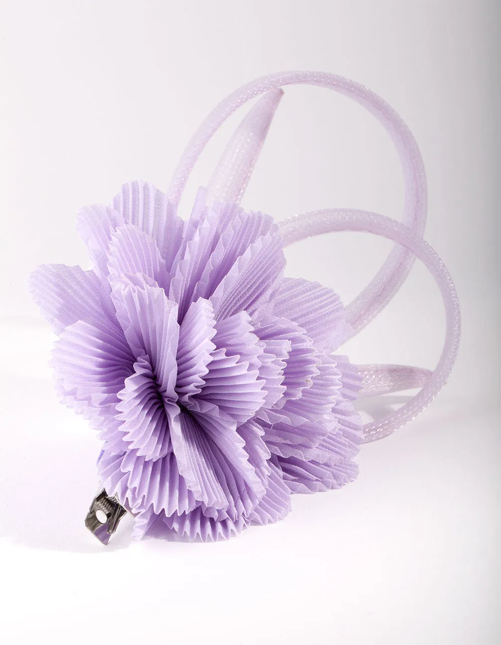 Crinkled Flower Clip