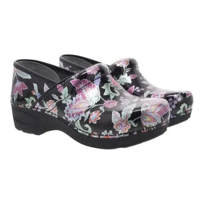 Dansko Women's XP 2.0 Clogs- Paisley Floral Patent