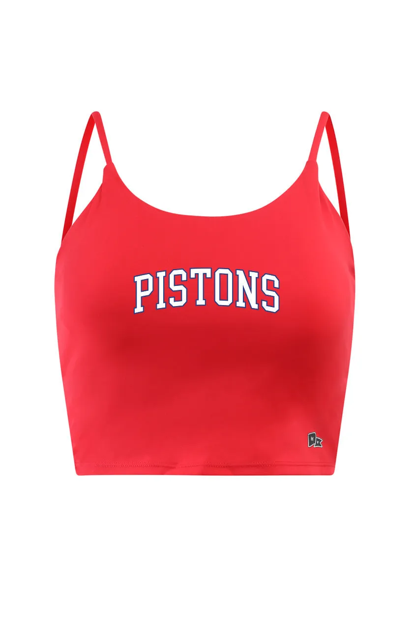 Detroit Pistons Bra Tank Top