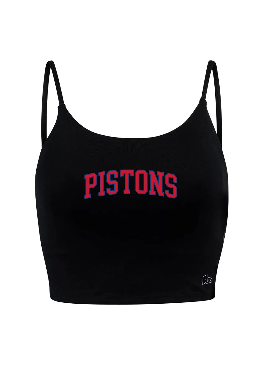 Detroit Pistons Bra Tank Top