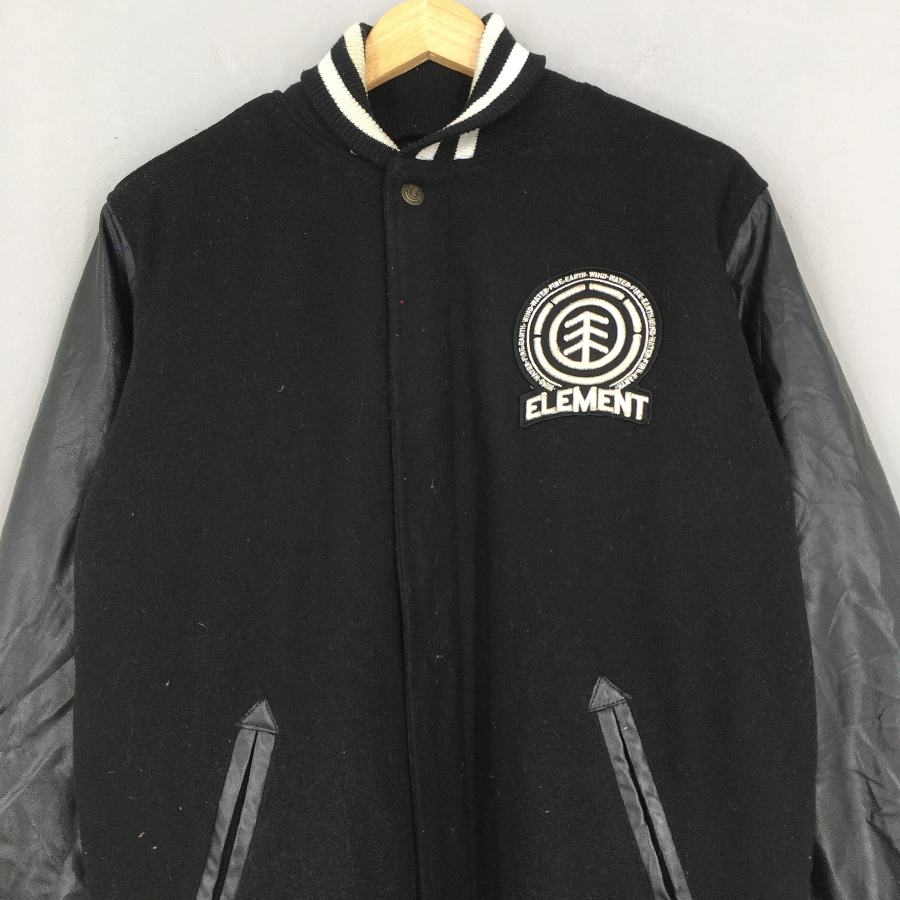 Element Wolfeboro Collection Wool Varsity Jacket Large