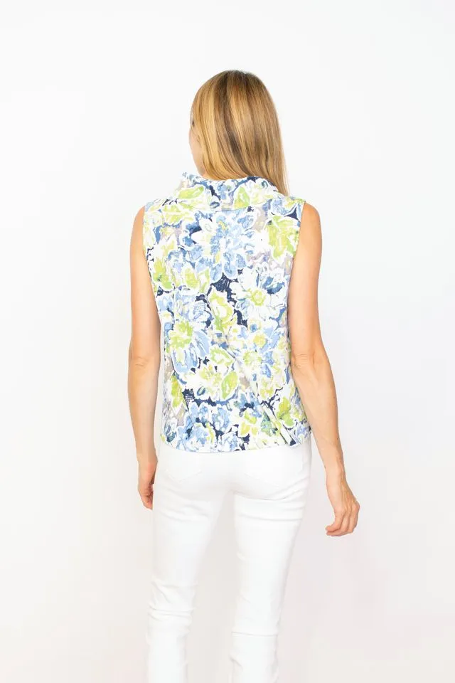 Floral Cowl Tank