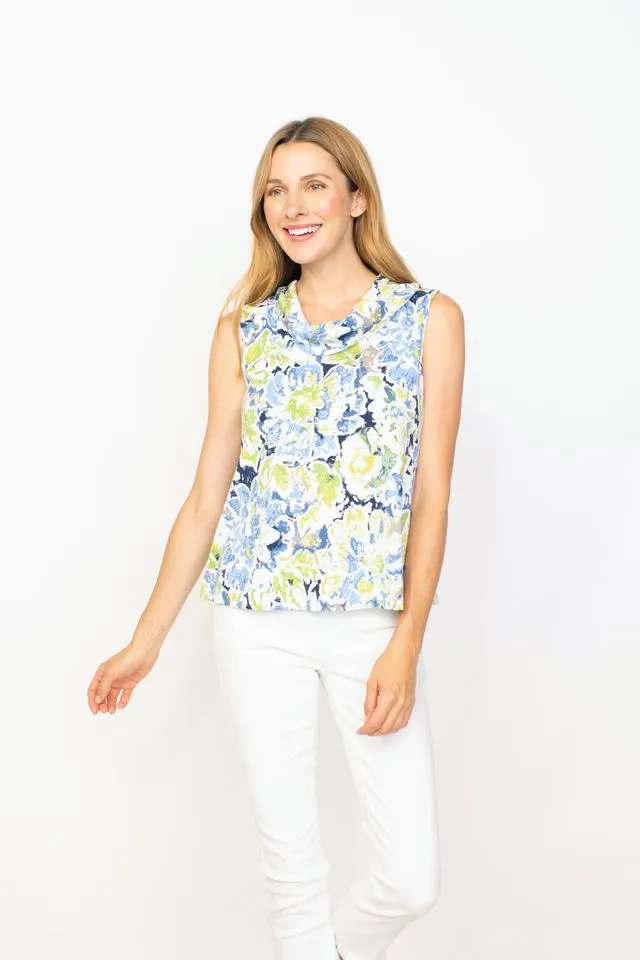 Floral Cowl Tank