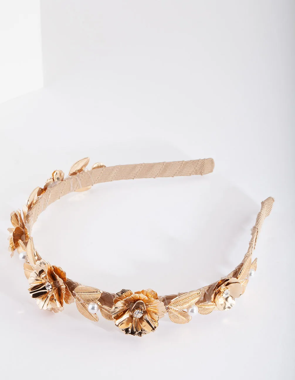 Flower Lurel Pearl Headband