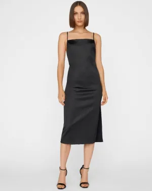 FRAME | Beaded Strap Slip Dress | Black