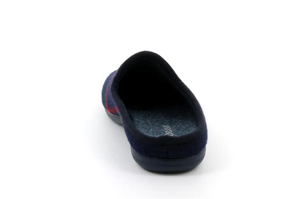 Grunland Men's Gafo Slippers- Blue