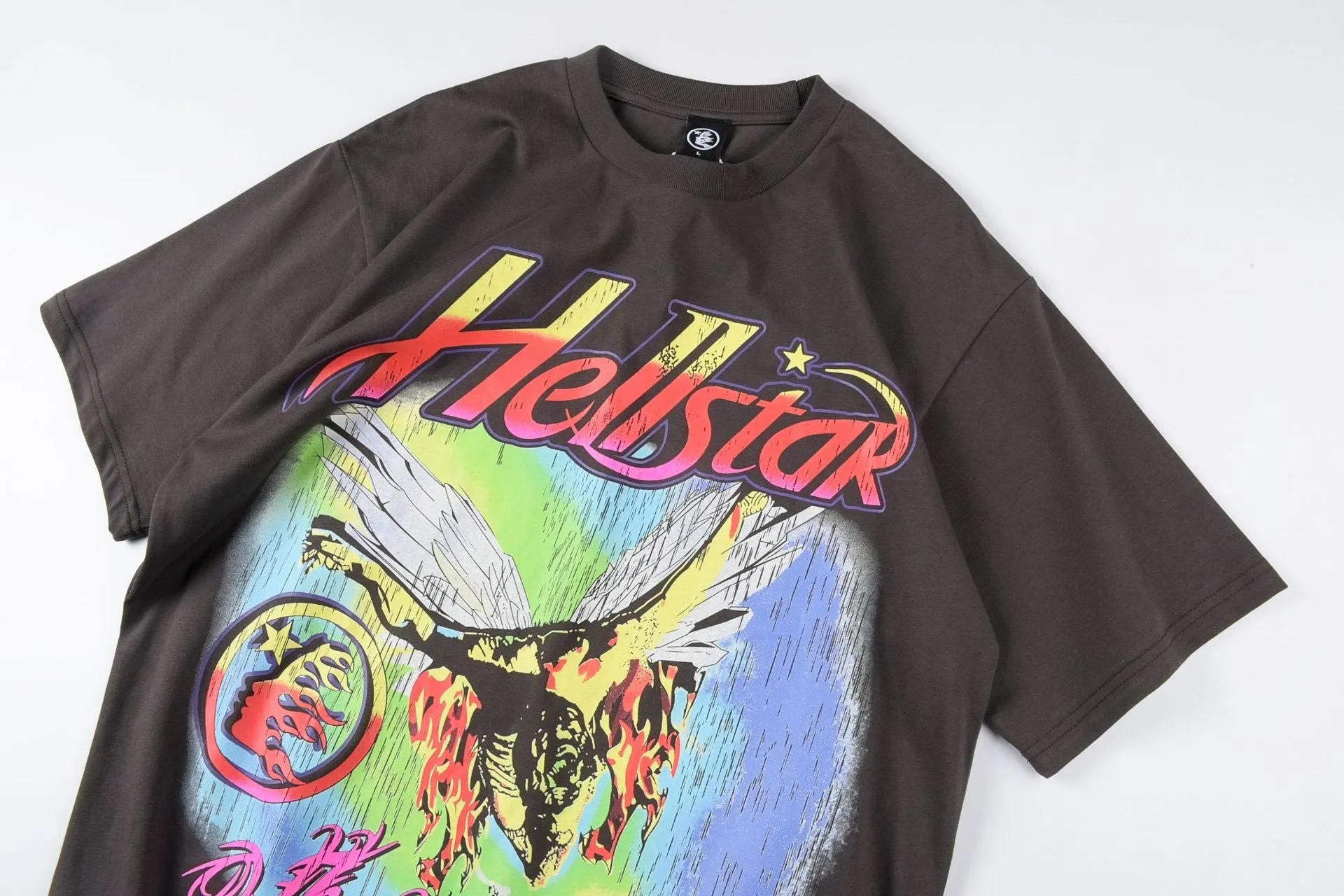 Hellstar T Shirt Pure Cotton Angel Print