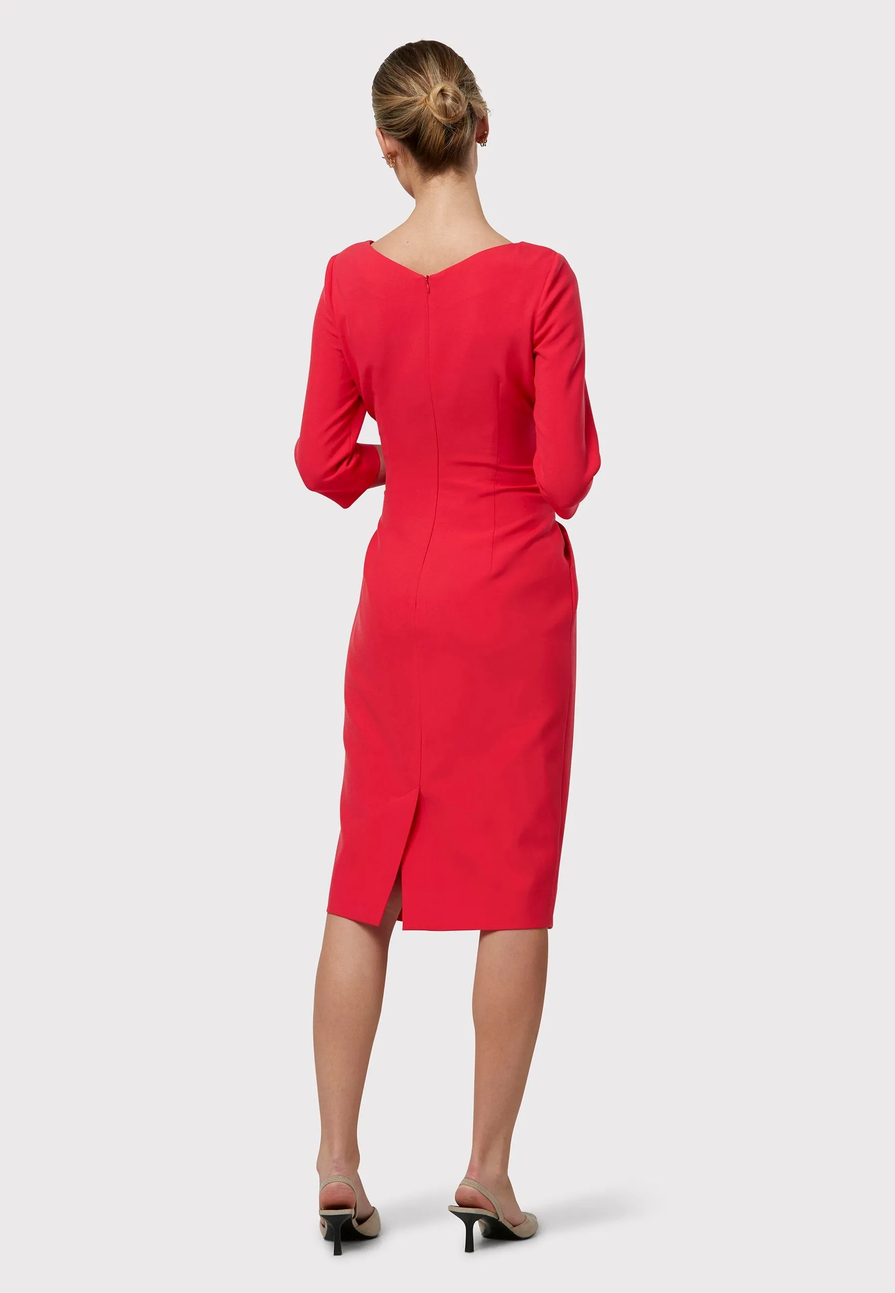 Karen Begonia Orange Dress