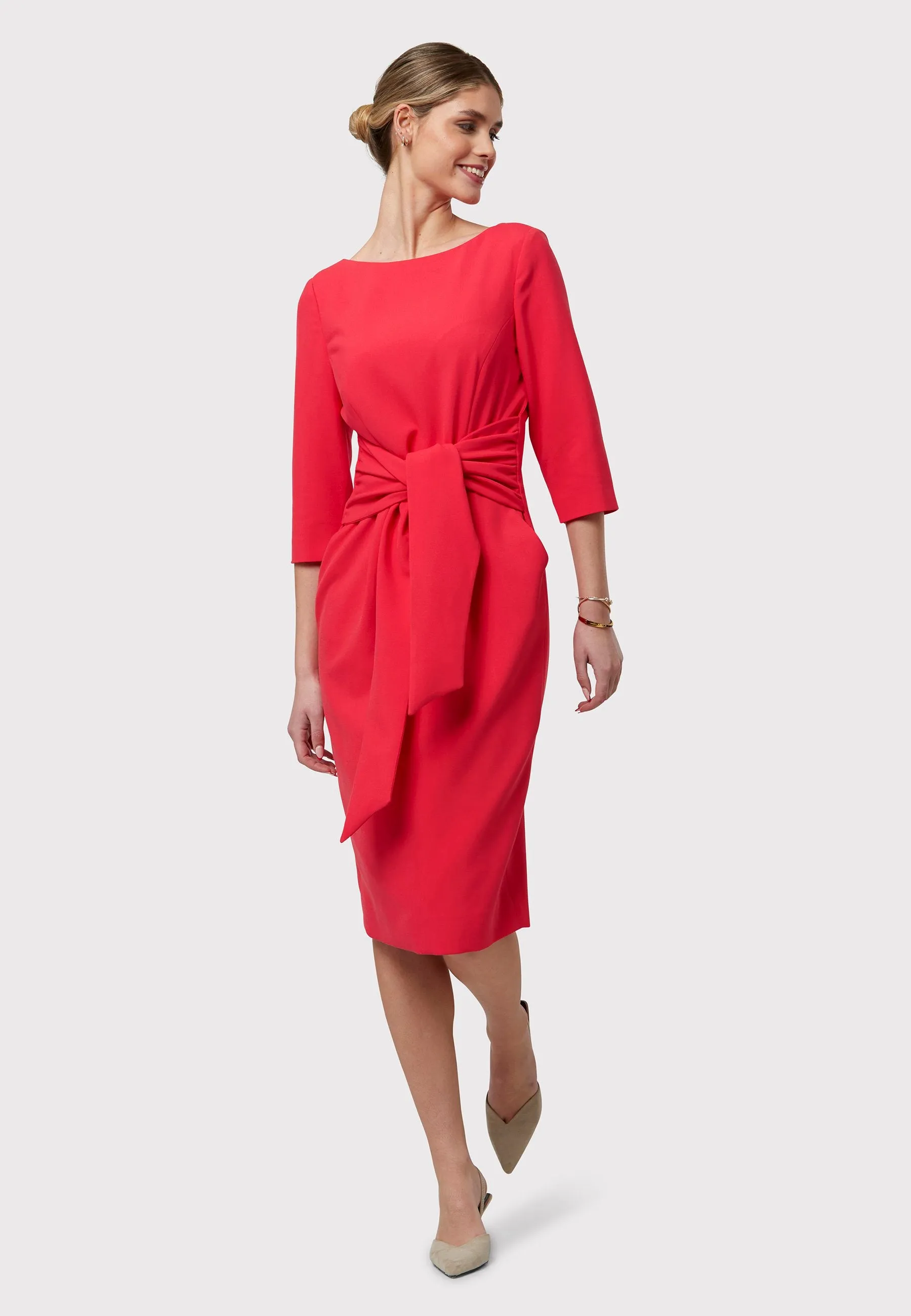 Karen Begonia Orange Dress