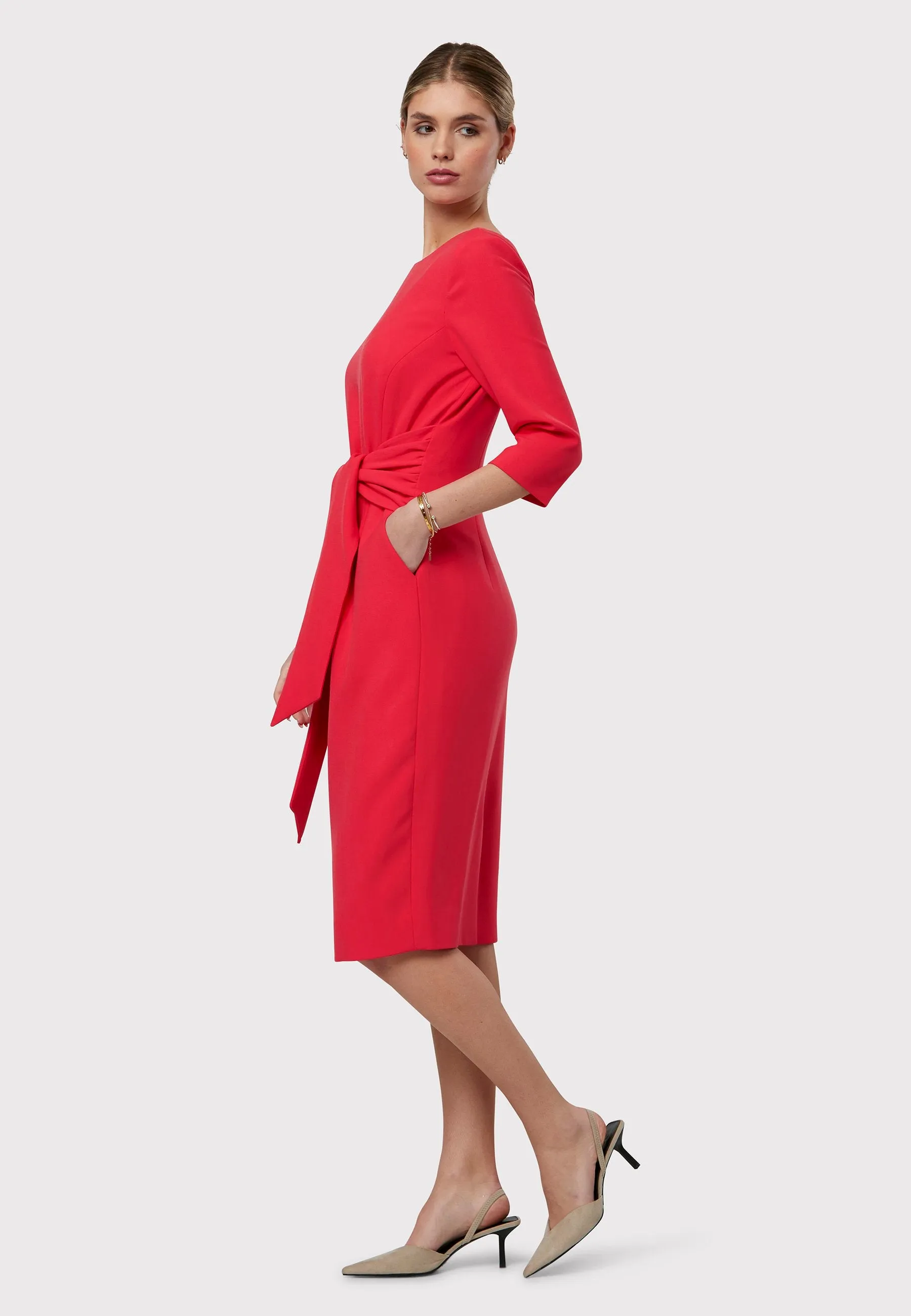 Karen Begonia Orange Dress
