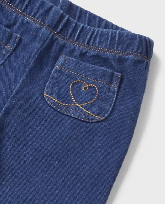 MAYORAL<BR>
Flared Denim Legging<BR>
Denim<BR>