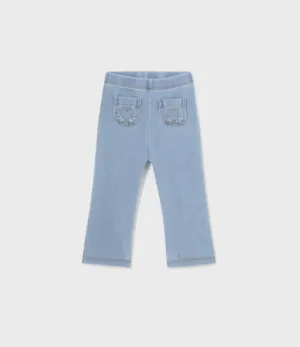 MAYORAL<BR>
Flared Denim Legging<BR>
Denim<BR>
