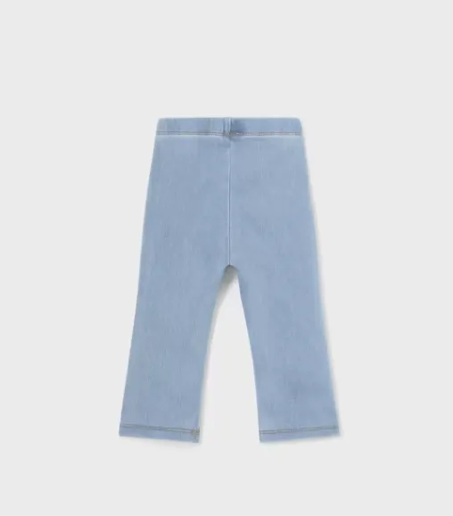 MAYORAL<BR>
Flared Denim Legging<BR>
Denim<BR>