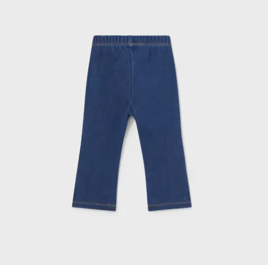 MAYORAL<BR>
Flared Denim Legging<BR>
Denim<BR>