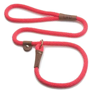 Mendota Rope Dog Slip Lead  3/8 inch wide for smaller dogs -  Range of colours