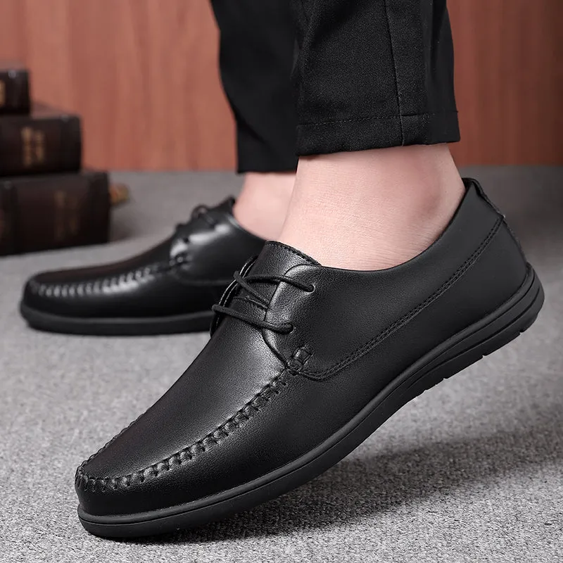 Men's Casual Genuine Leather Business Loafers | Driving Shoes