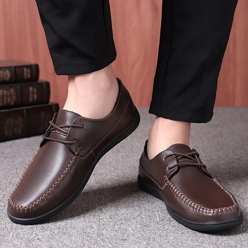 Men's Casual Genuine Leather Business Loafers | Driving Shoes