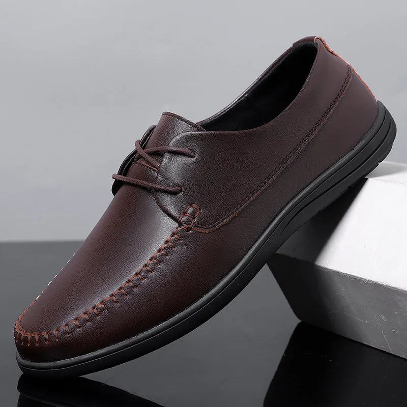 Men's Casual Genuine Leather Business Loafers | Driving Shoes