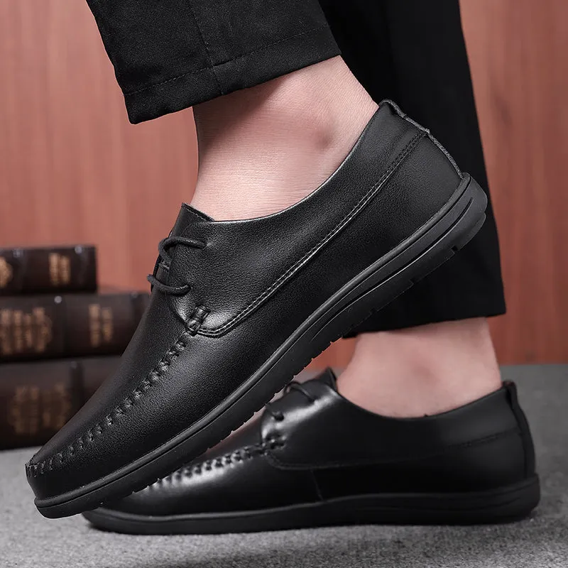 Men's Casual Genuine Leather Business Loafers | Driving Shoes