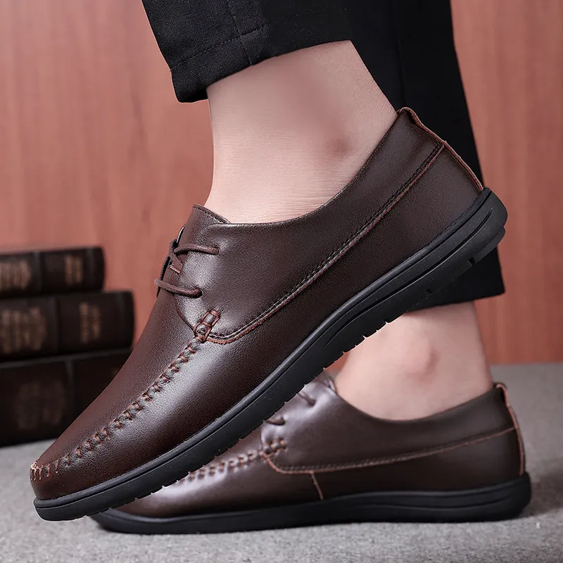 Men's Casual Genuine Leather Business Loafers | Driving Shoes