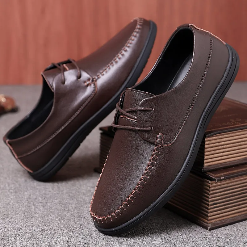 Men's Casual Genuine Leather Business Loafers | Driving Shoes