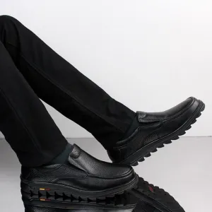 Men's Genuine Leather Loafers | Plus Size