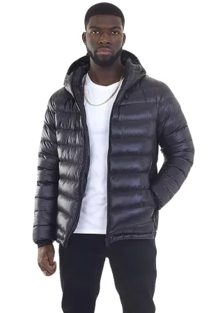Mens High Shine Warm Padded Jacket - XL