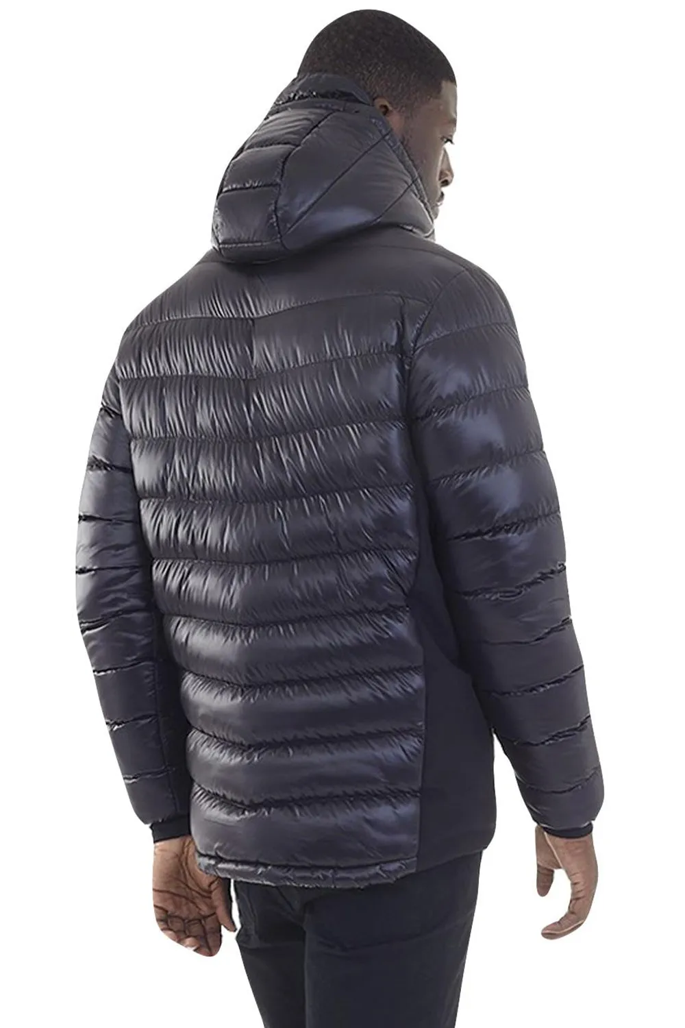 Mens High Shine Warm Padded Jacket - XL