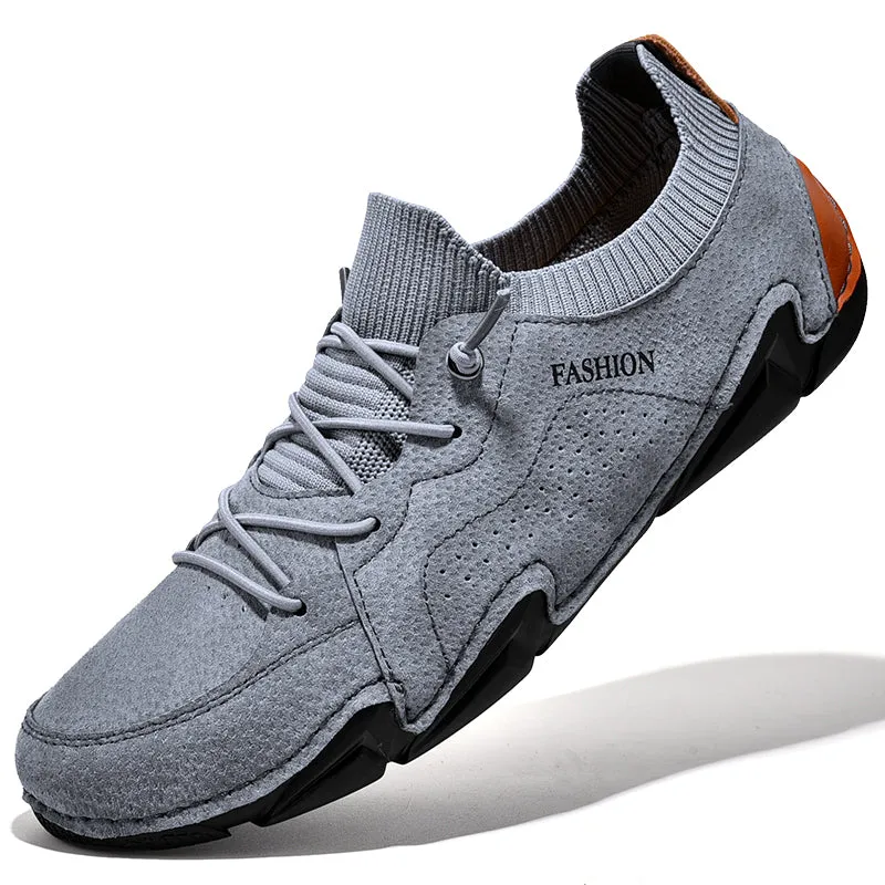 Men's Spring/Autumn Casual Breathable Driving Sneakers | Plus Size