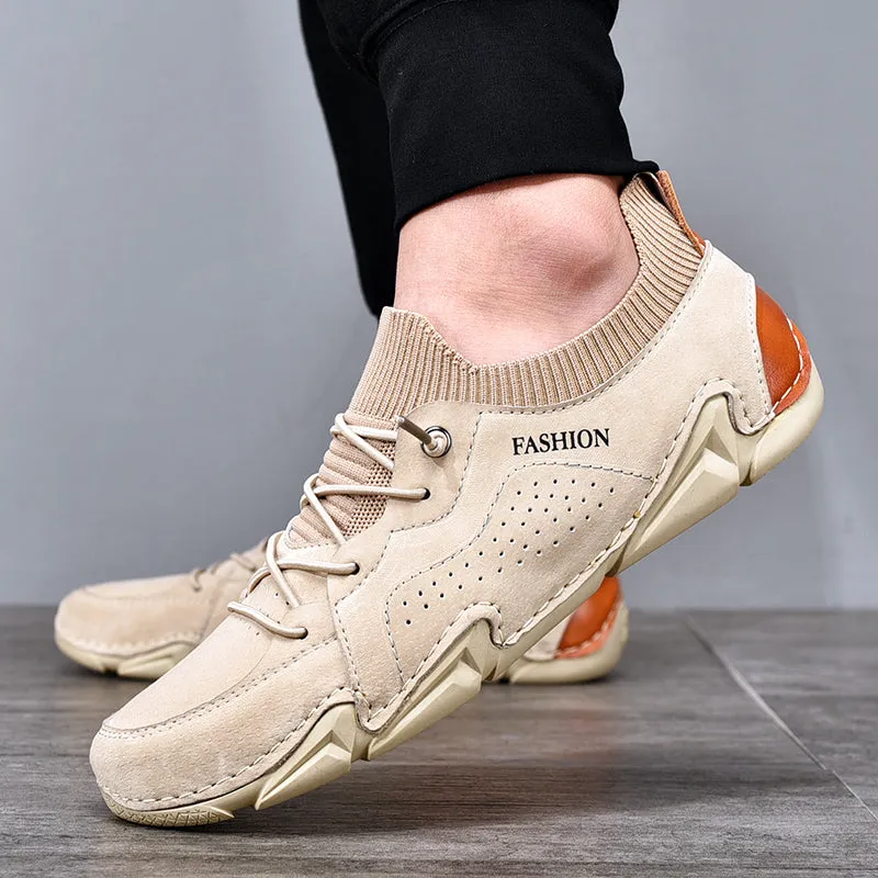 Men's Spring/Autumn Casual Breathable Driving Sneakers | Plus Size