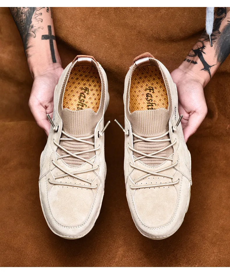 Men's Spring/Autumn Casual Breathable Driving Sneakers | Plus Size