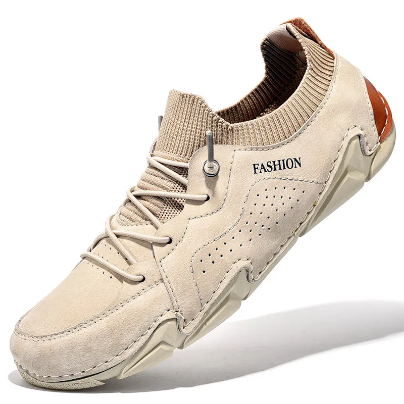 Men's Spring/Autumn Casual Breathable Driving Sneakers | Plus Size