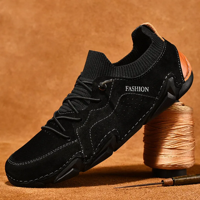 Men's Spring/Autumn Casual Breathable Driving Sneakers | Plus Size