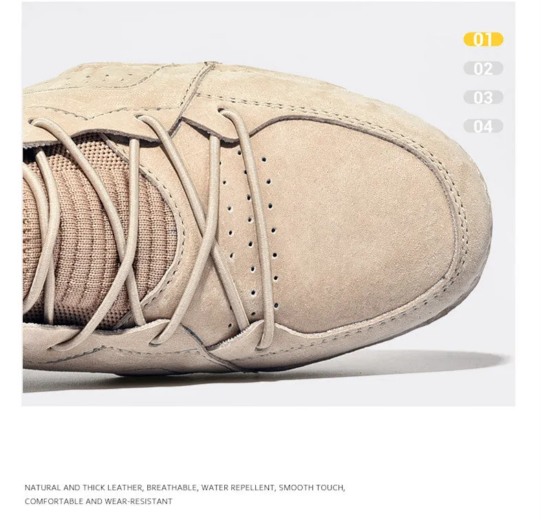 Men's Spring/Autumn Casual Breathable Driving Sneakers | Plus Size