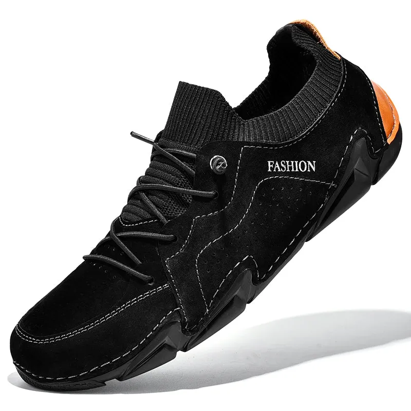 Men's Spring/Autumn Casual Breathable Driving Sneakers | Plus Size