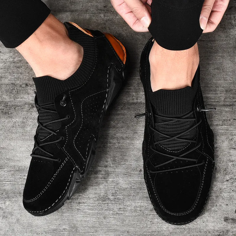 Men's Spring/Autumn Casual Breathable Driving Sneakers | Plus Size