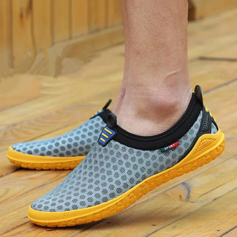Men's Summer Casual Breathable Slip-Ons | Plus Size
