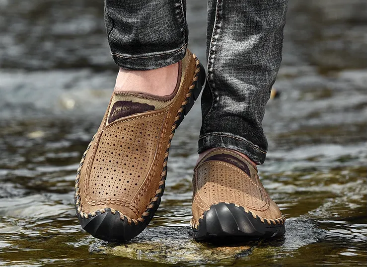 Men's Summer Genuine Leather Loafers