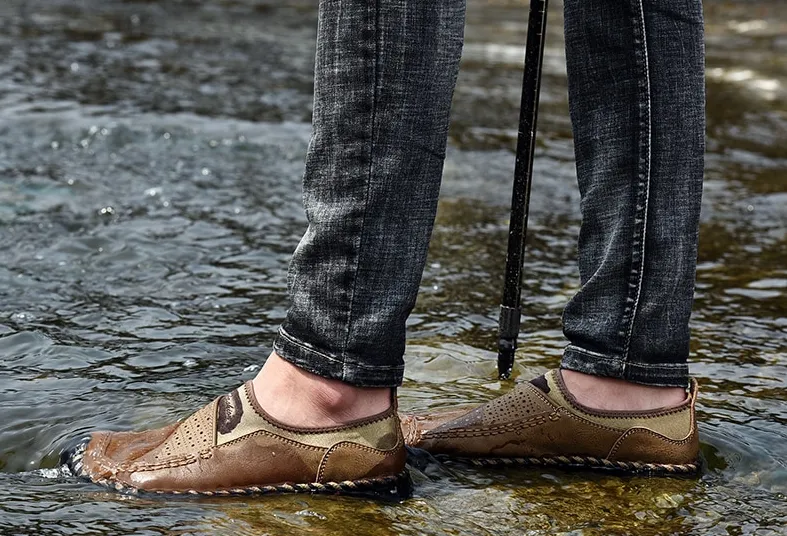 Men's Summer Genuine Leather Loafers