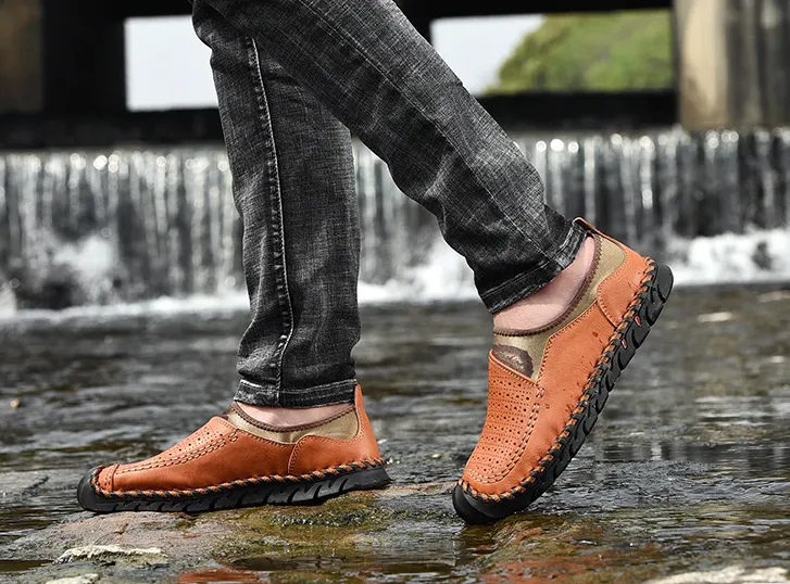 Men's Summer Genuine Leather Loafers
