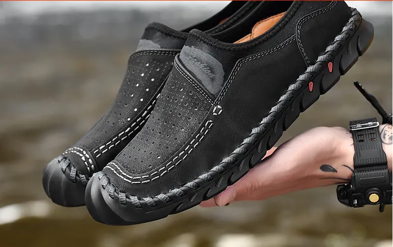 Men's Summer Genuine Leather Loafers